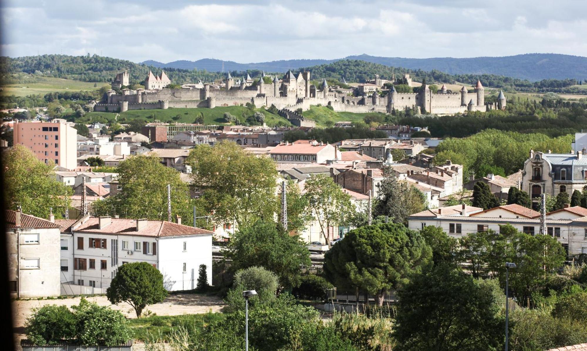 Studio Avec Parking Vue Sur La Cite De Carcassonne Ngoại thất bức ảnh
