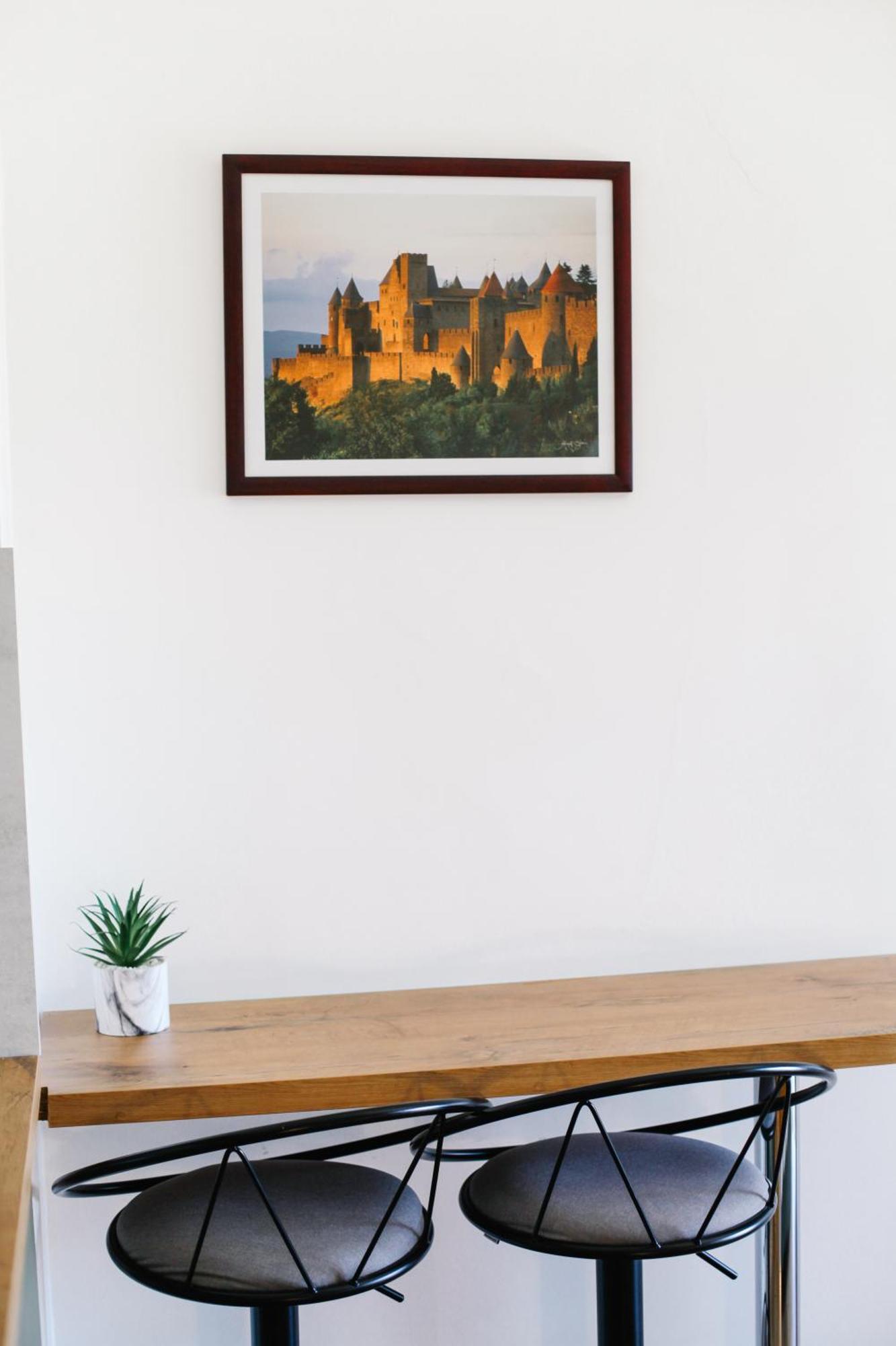 Studio Avec Parking Vue Sur La Cite De Carcassonne Ngoại thất bức ảnh