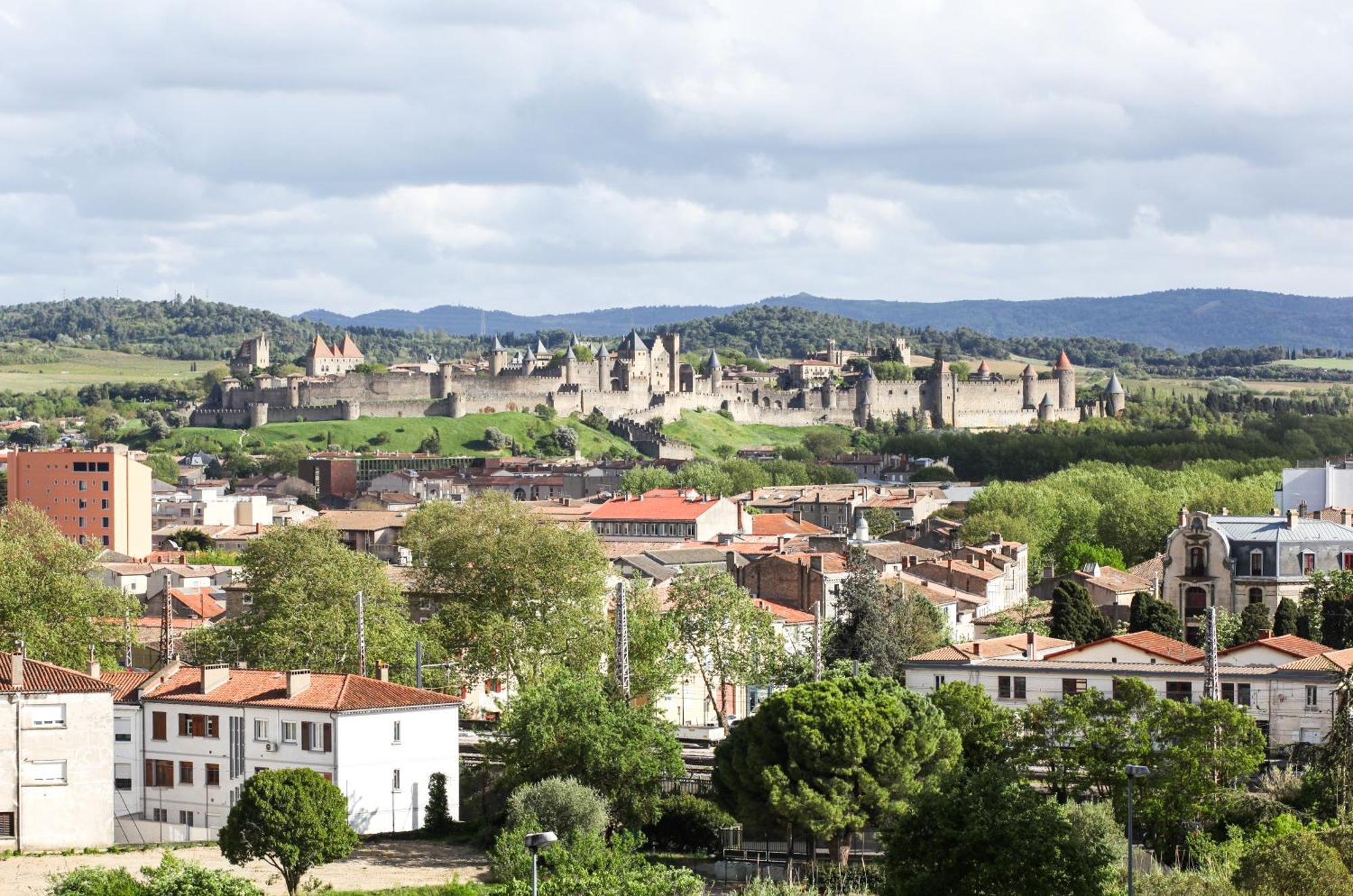 Studio Avec Parking Vue Sur La Cite De Carcassonne Ngoại thất bức ảnh